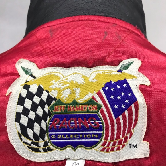 Jeff Hamilton Leather Jacket Racing Collection 2XL - Picture 8 of 11